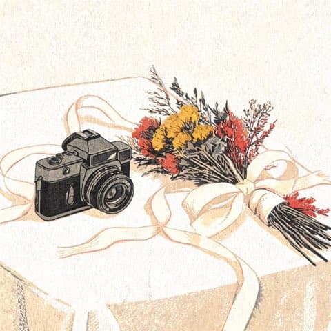 A romantic wedding table set for a photo